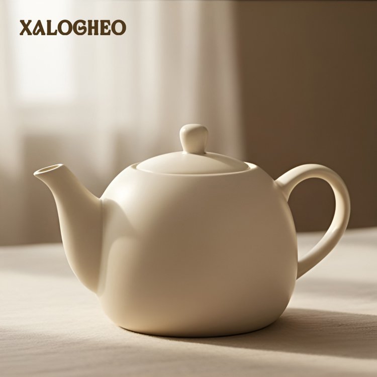 고급스러운 도자기 찻주전자 손잡이