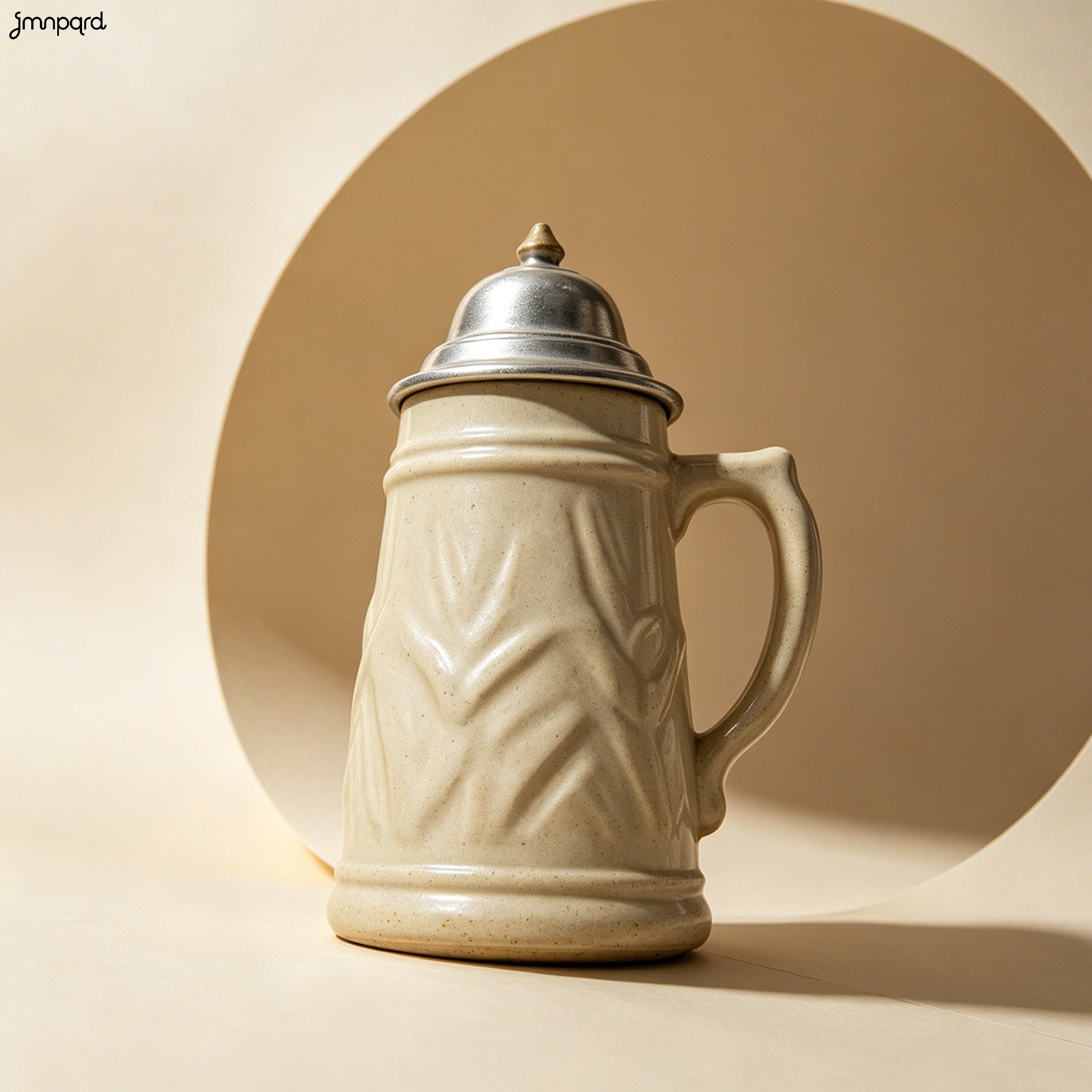 Jarras de cerveza de cerámica vintage (juego de 2)