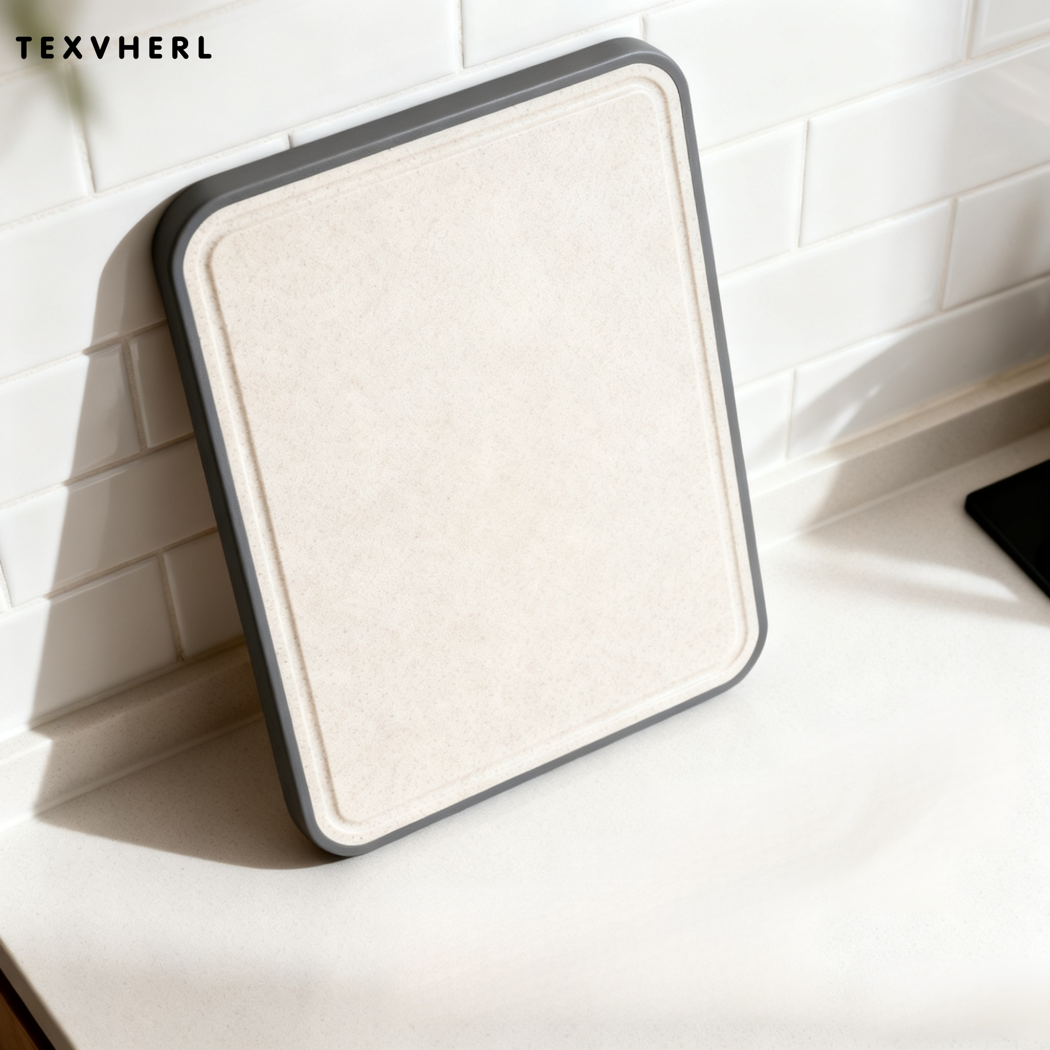 เขียงพลาสติกสำหรับใช้ในครัวเรือน ป้องกันแบคทีเรียและเชื้อรา 4 ชิ้น