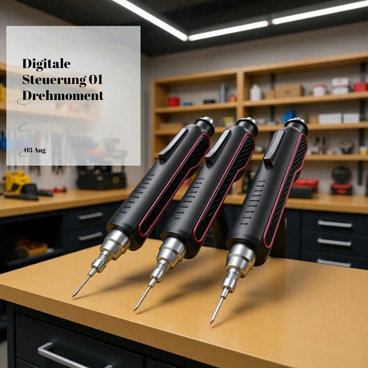 Präzises Schrauben mit dem Aierte DC15W Elektroschrauber