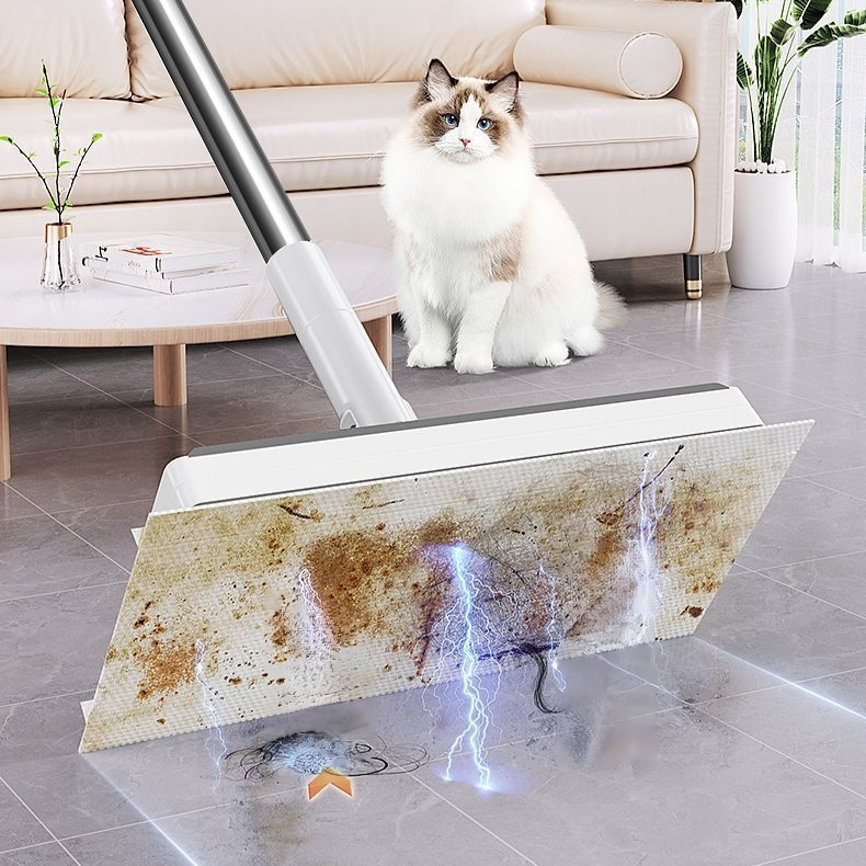 家用夾布拖把自動夾紙洗臉巾專用拖把