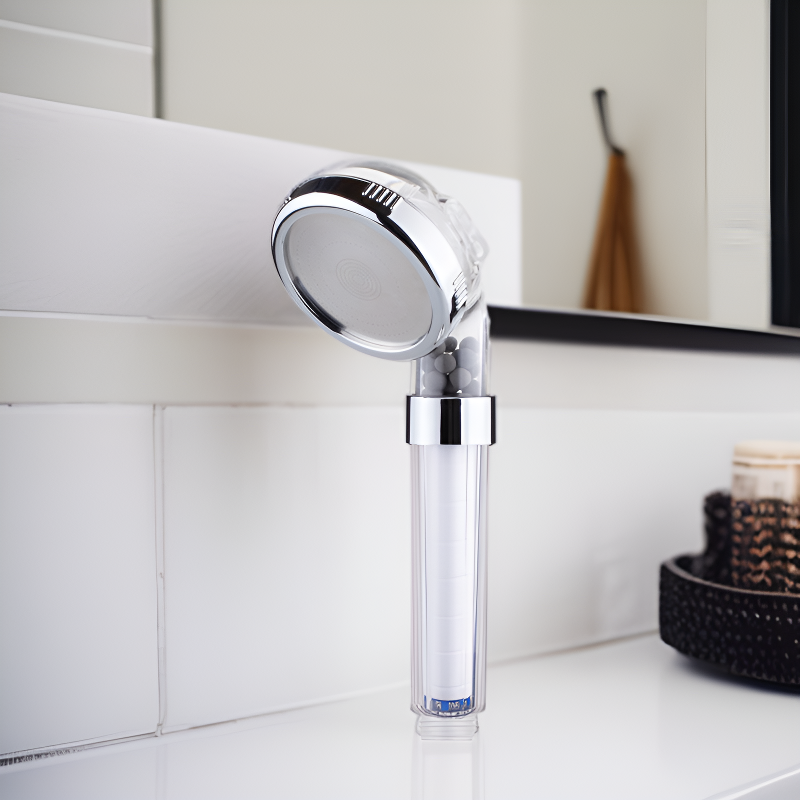 ฝักบัวกรองน้ำ ปรับได้ 3 ระดับ พร้อมไส้กรองเปลี่ยนได้