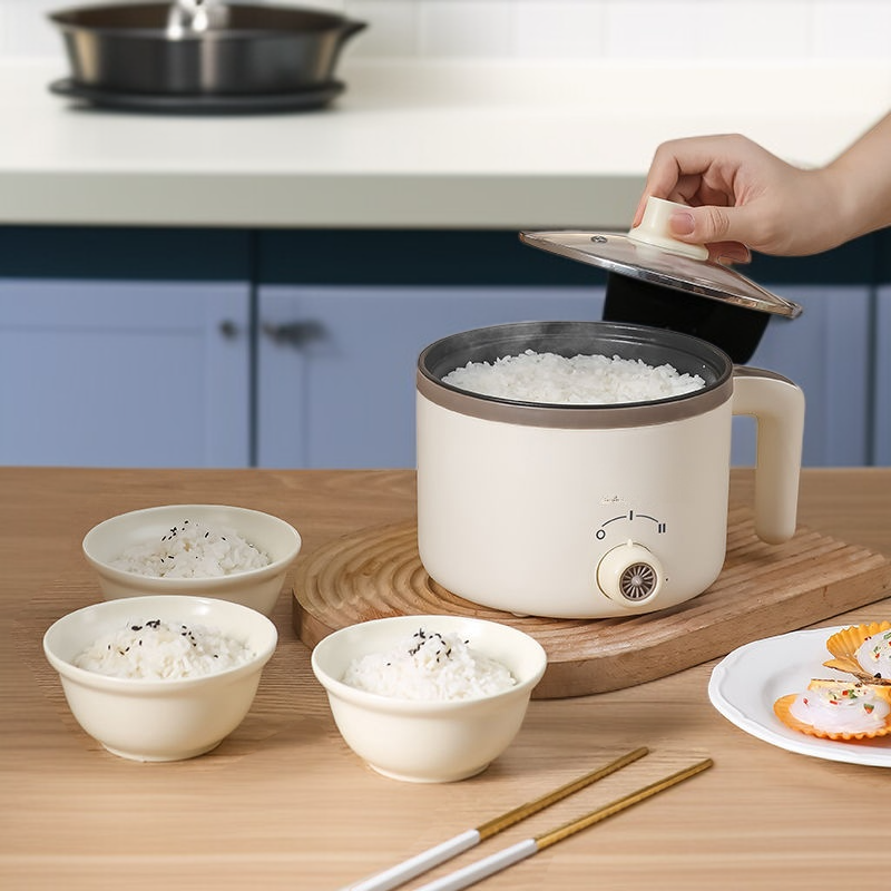 寮用ミニ電気鍋 多用途電熱鍋 学生用