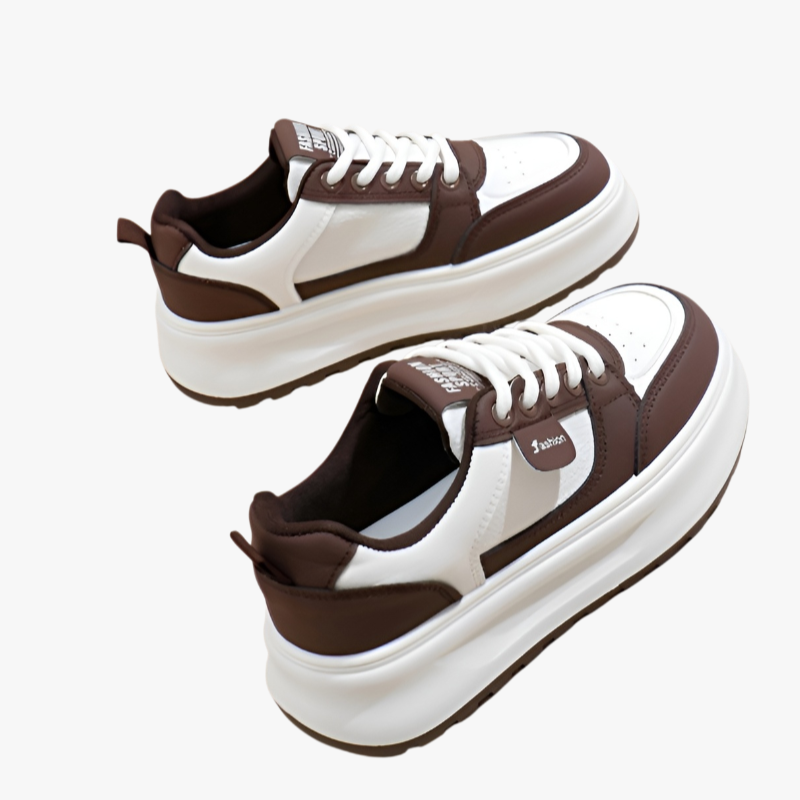 2025春の白い靴の新しい韓国版カジュアルシューズins女子学生カジュアルシューズ身長アップ厚底靴スポーツシューズカジュアルシューズ女性用