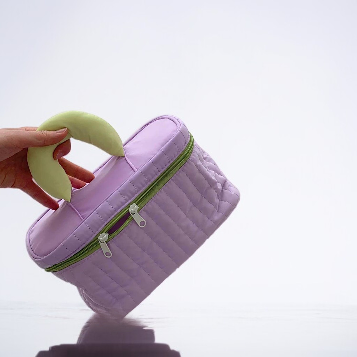 밀키 콘트라스트 화장품 파우치