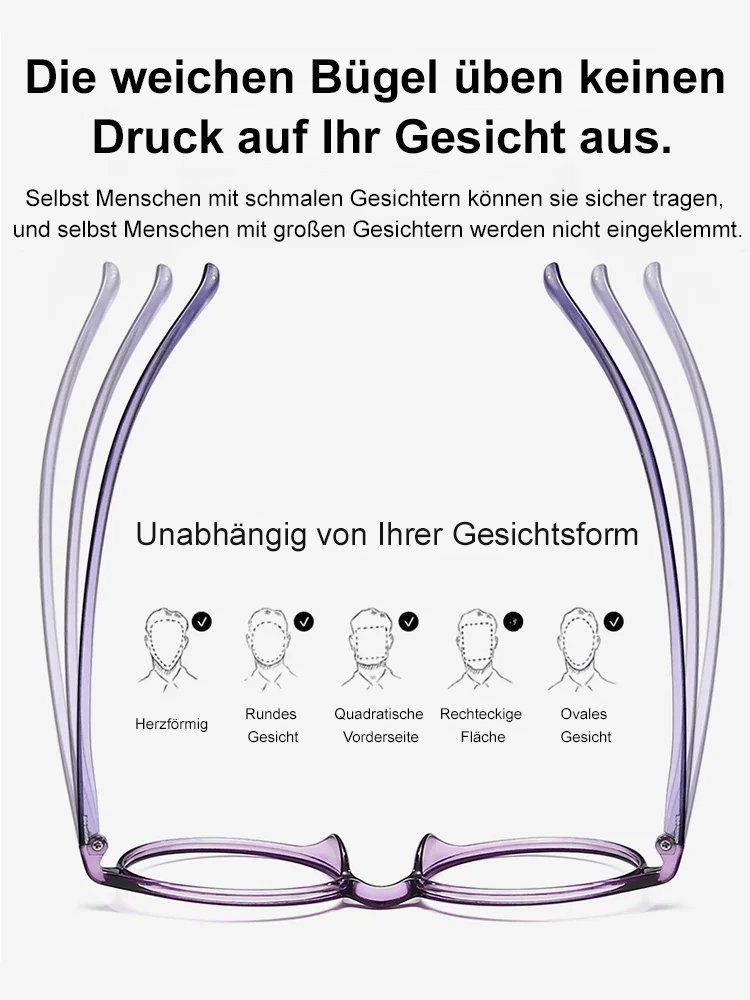 Blaulichtschutz-Gläser im Nahaufnahme
