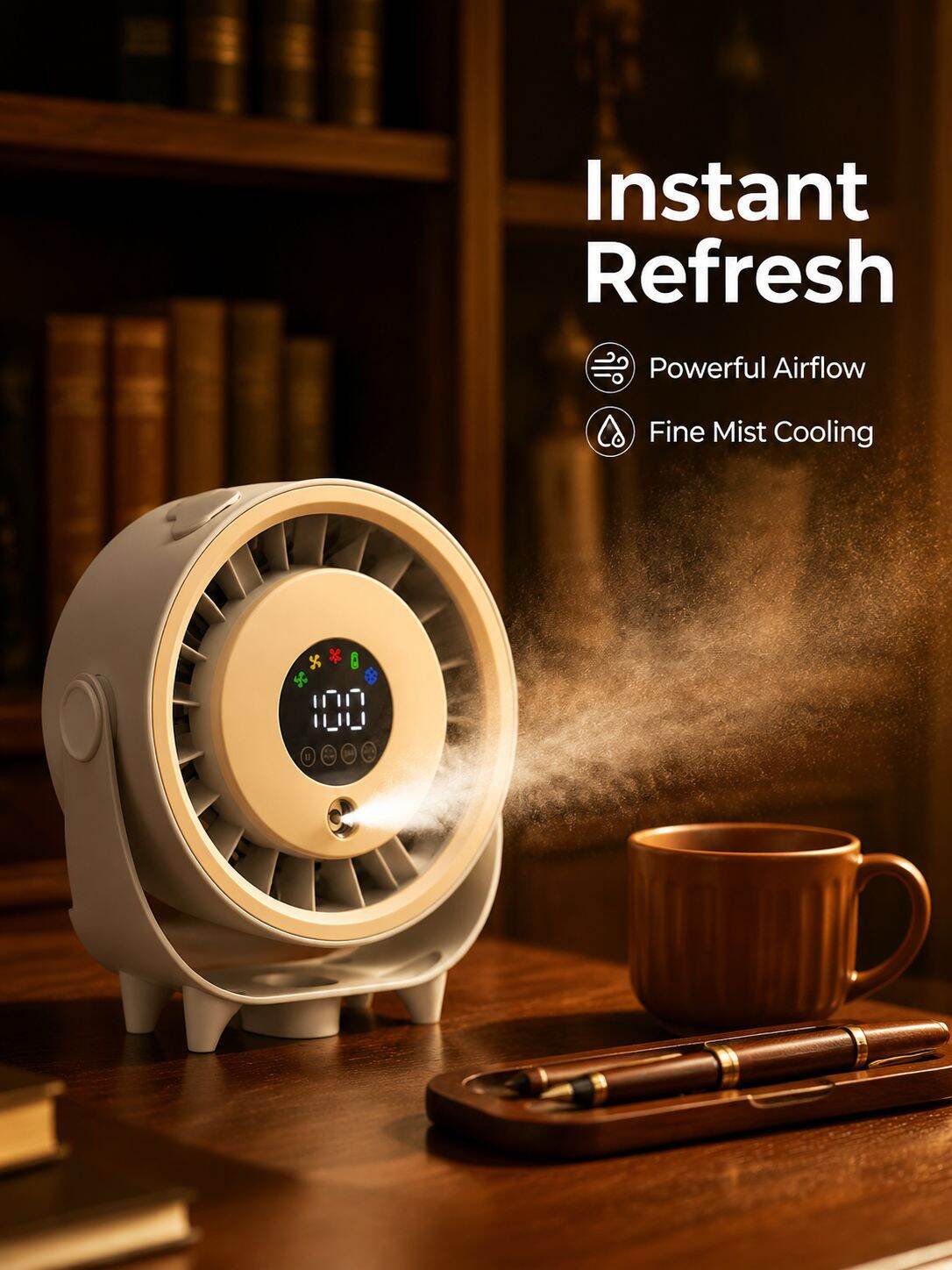 Ice Mist Cooling Fan