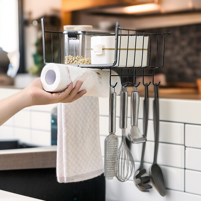 多機能収納ラック テーブル下収納キャビネット