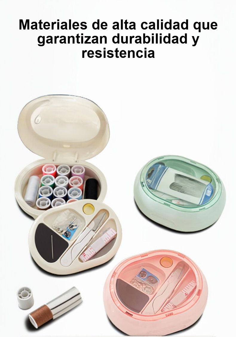 Kit de costura magnético portátil multifuncional con accesorios completos