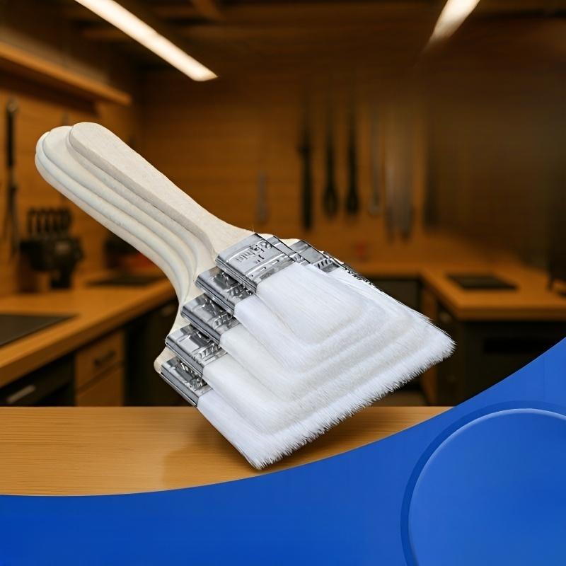 수성페인트용 나무자루 페인트 브러쉬 제품 이미지