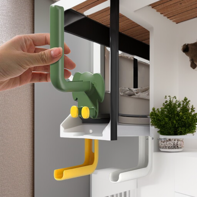 강력 접착 무흔 플라스틱 다용도 옷·주방 정리용 걸이