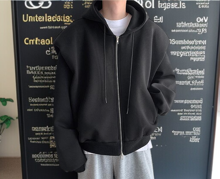 맨투맨 남자 재킷 톱 가을옷  후드 카디건 코트 본딩 패드 재킷