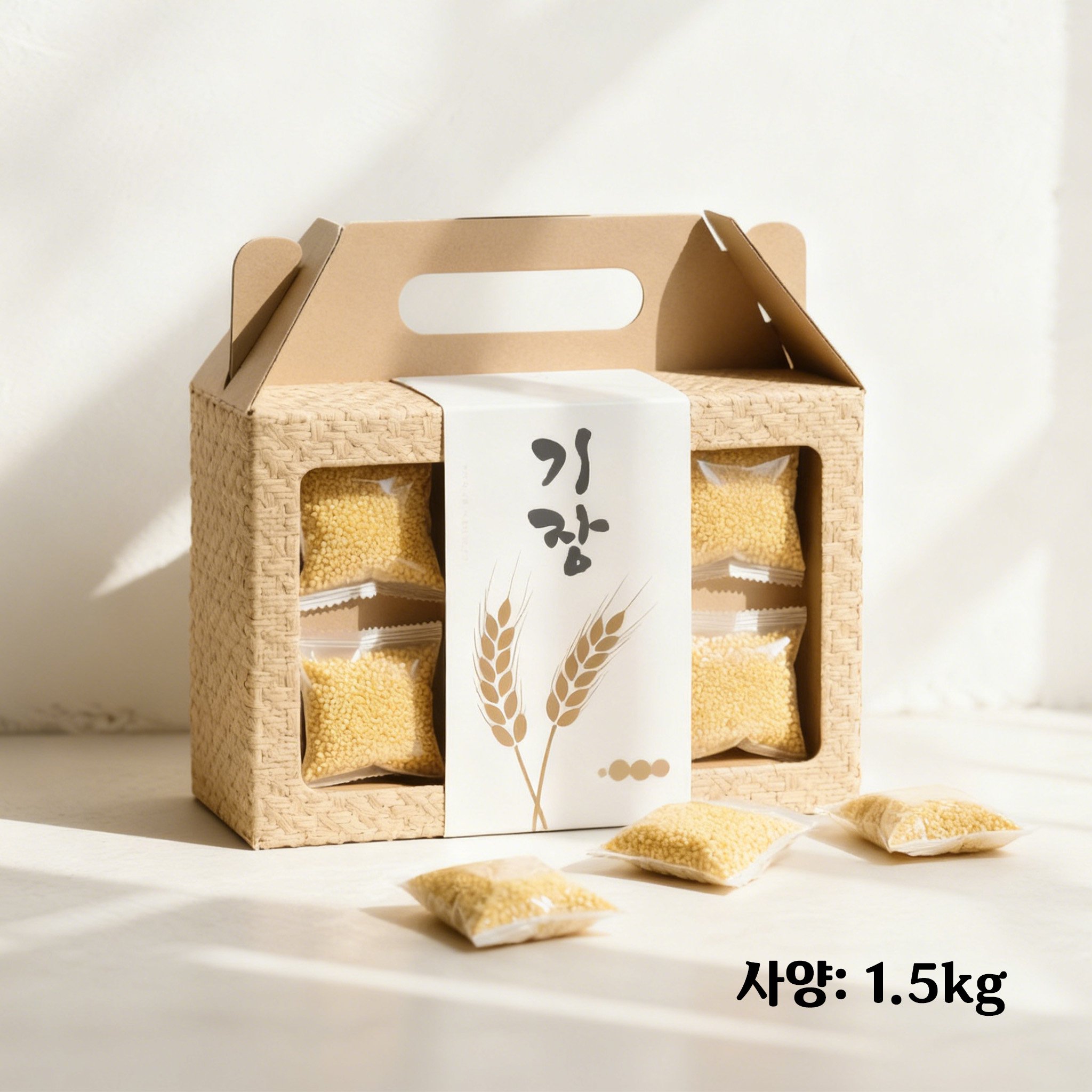 황금기장 2개 상자 구성 이미지