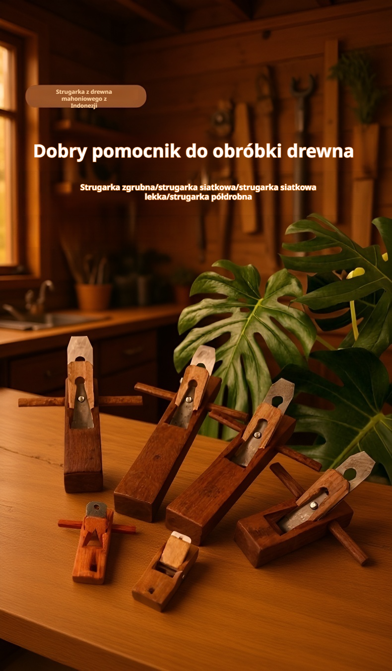 Wytrzymały strug stolarski do obróbki drewna