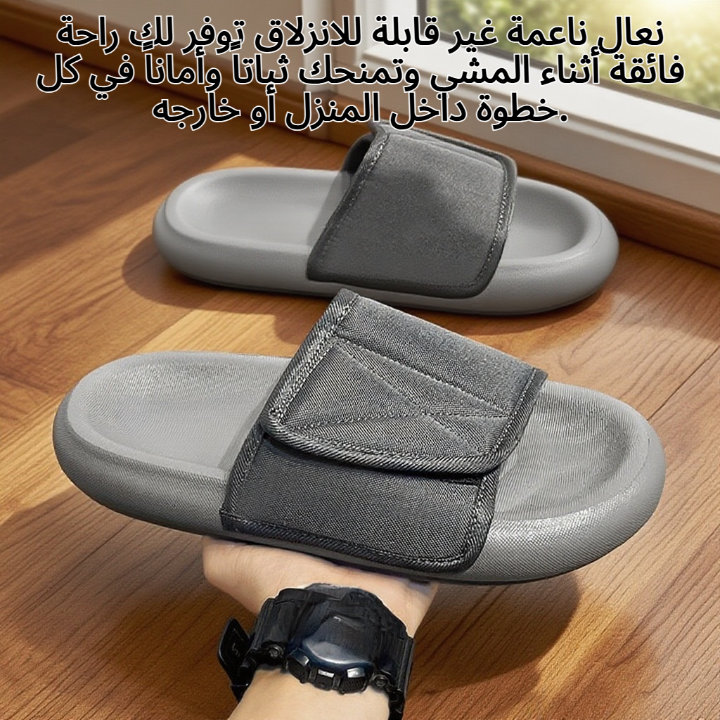 نعال ناعمة غير قابلة للانزلاق ذات نعل سميك