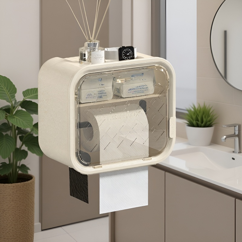 다용도 수납 선반 휴지함 생리대 보관함