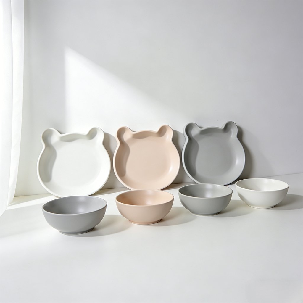 カラフルでクリエイティブな子供用プレート