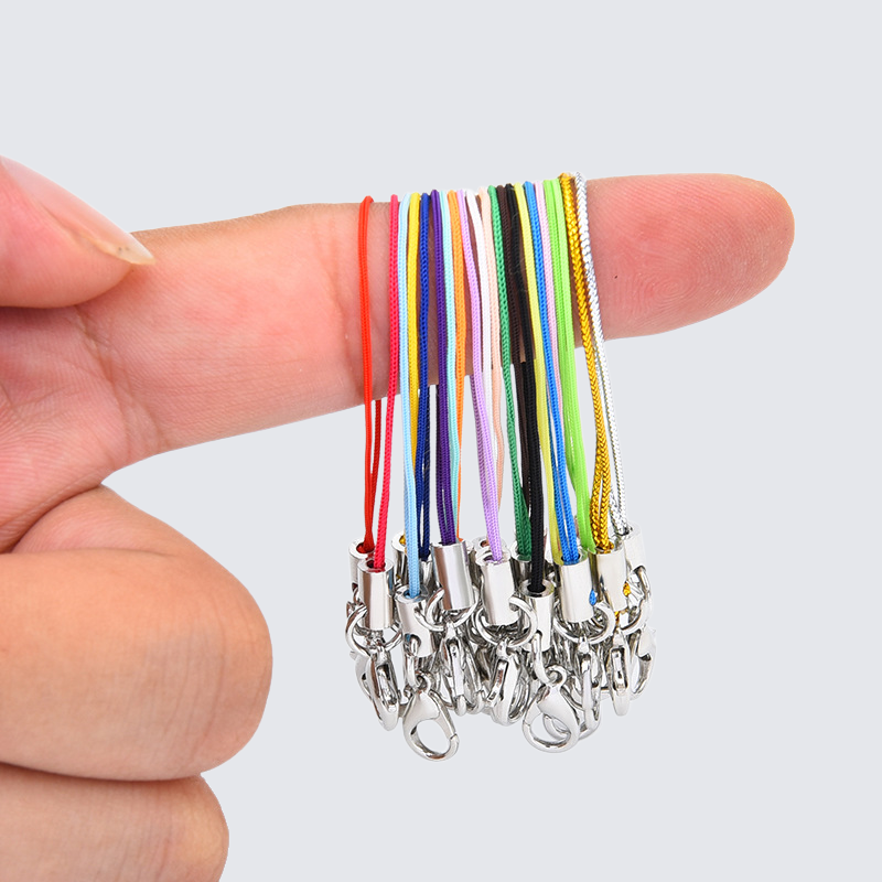 DIY Jewelry Accessories: Colorful Lobster Buckle Phone Lanyard, Handmade Buckle, Drop Rope, Doll Pen