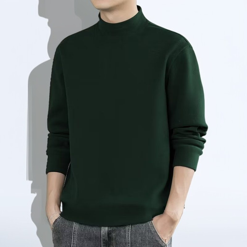 남성용 독일 스타일 터틀넥 스웨터