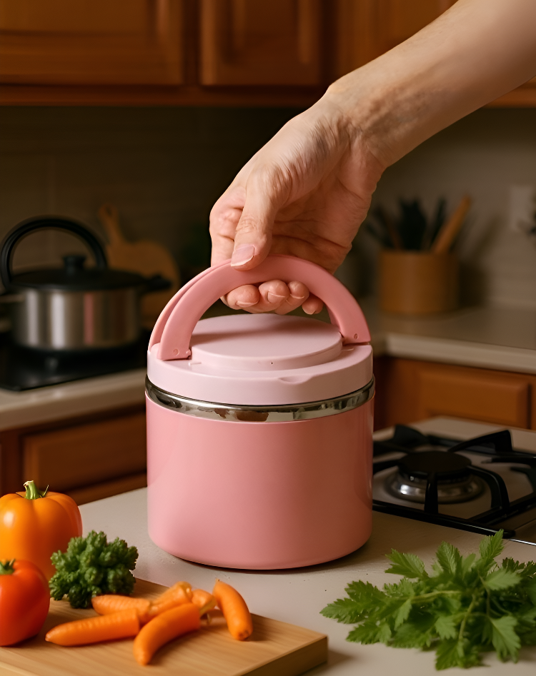 Eco-friendly 630ml stainless steel lunch box