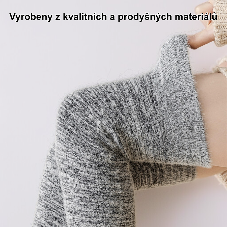 Dlouhé, teplé chrániče kolen