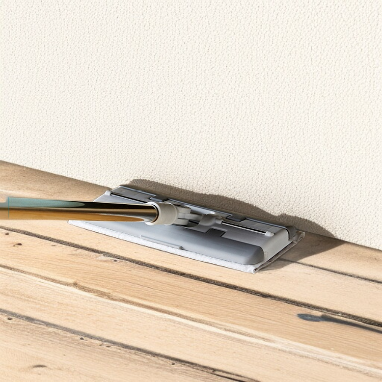 交換可能なハンドフリーモップ ウェット ドライ静電気除塵モップ レイジーモップ ホームクリーニング 交換可能な使い捨てモップ