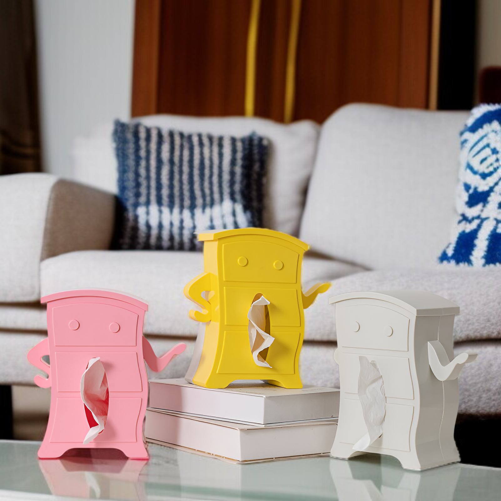 バスルーム用おしゃれなティッシュボックス