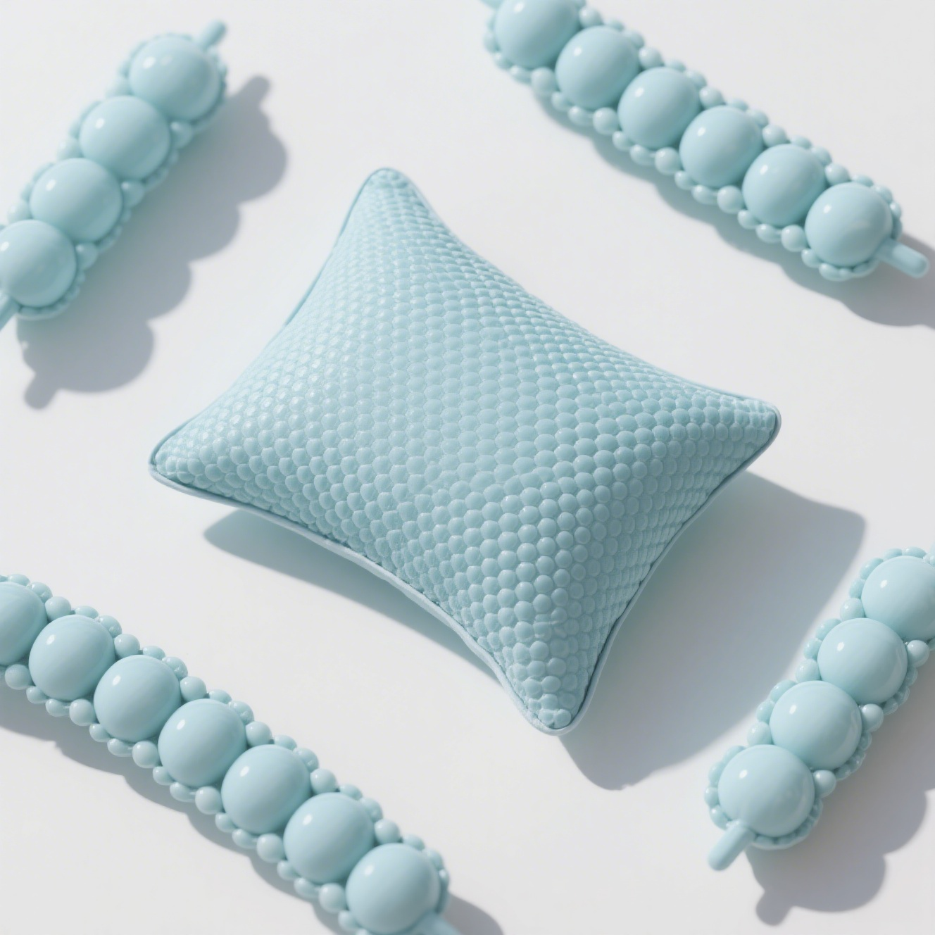Utilisation des glaçons de massage pour apaiser la peau