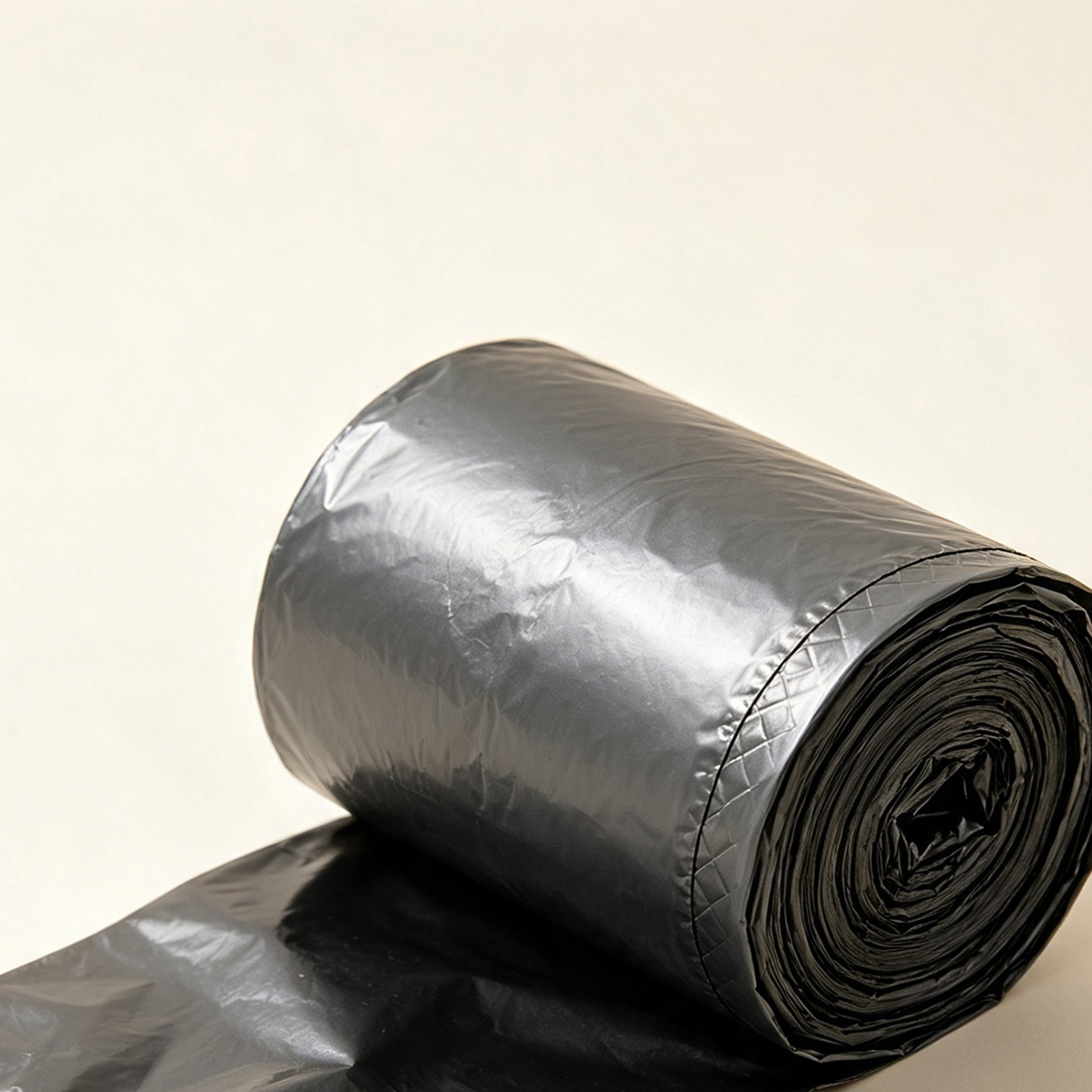 Easy tear-off garbage bags with perforations
