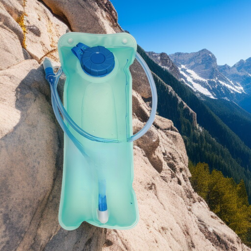 Bolsa de agua deportiva para exteriores, plegable y sin sabor, fácil de transportar