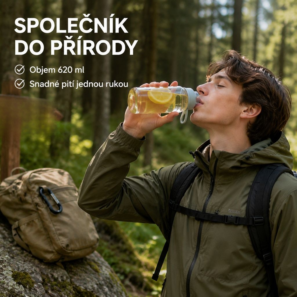 Protékající studentská láhev