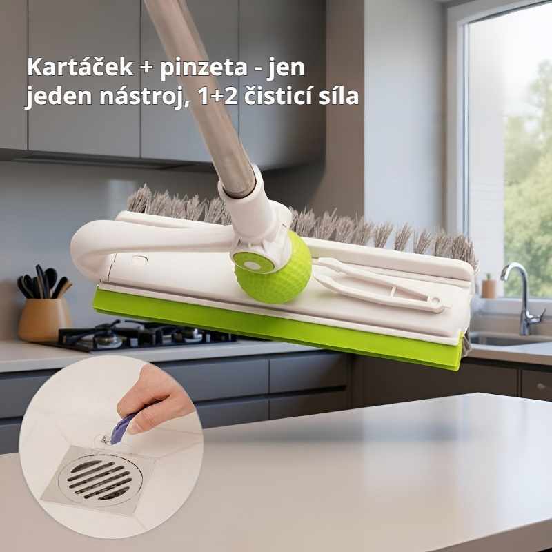  Multifunkční kartáč na podlahové spáry