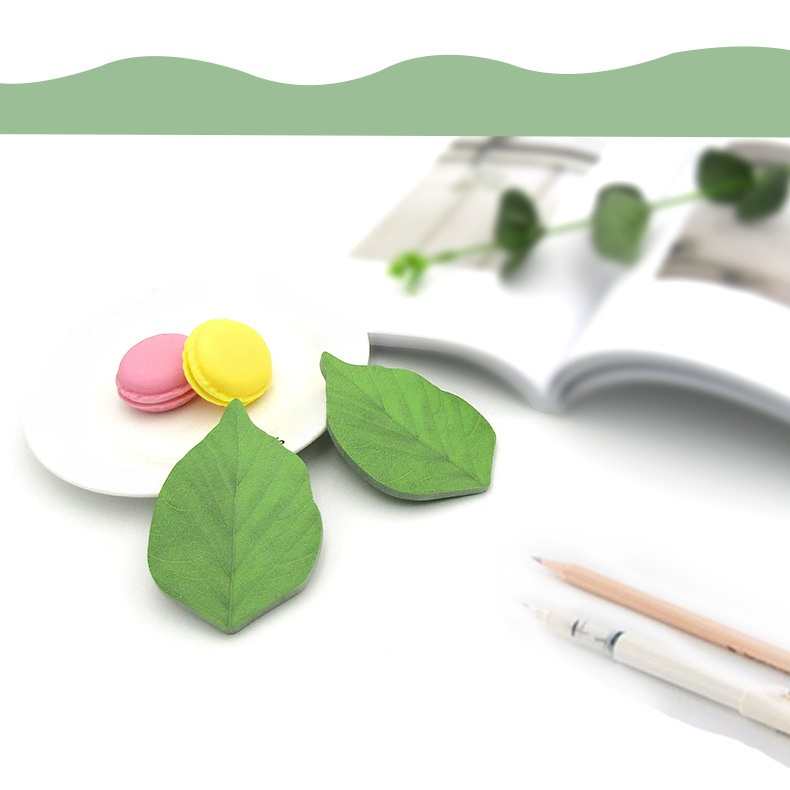 소원 메모지 나뭇잎 형태 메모장