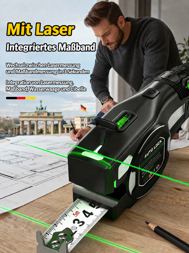 2-in-1-Laser-Entfernungsmesser