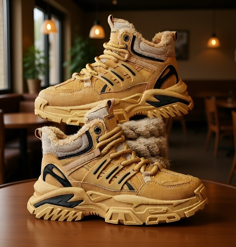 겨울철 야외 작업에 적합한 남성 신발