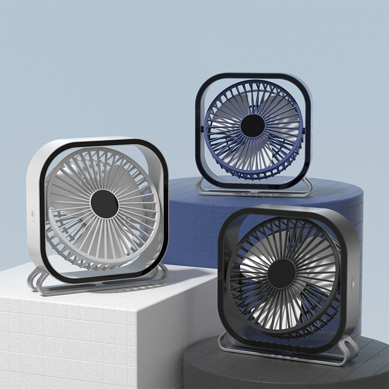 Ventilador de aire potente para escritorio, ajustable y portátil