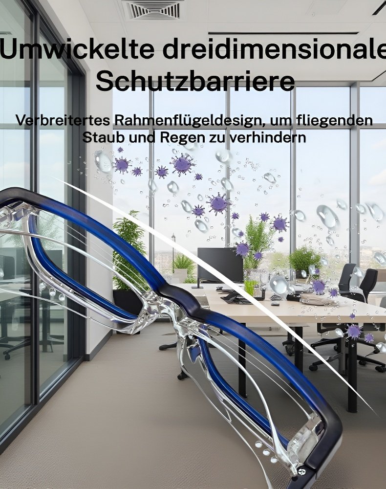 Schutzbrille schützt die Augen vor Pollen