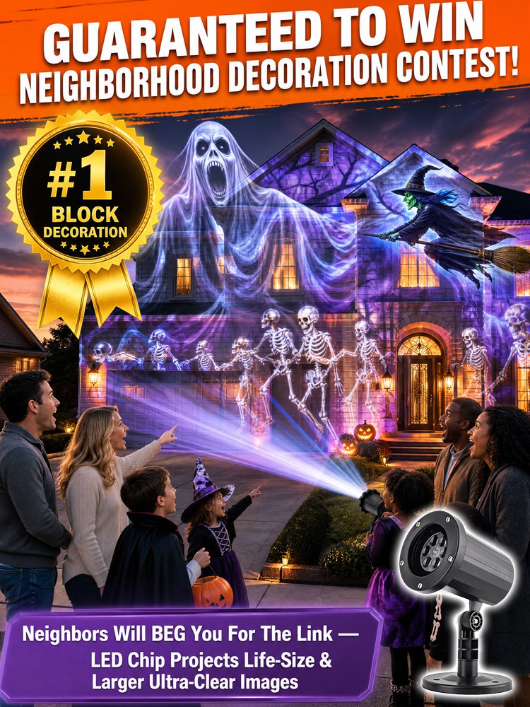 【Halloween Essential】Indoor and Outdoor Projector Light