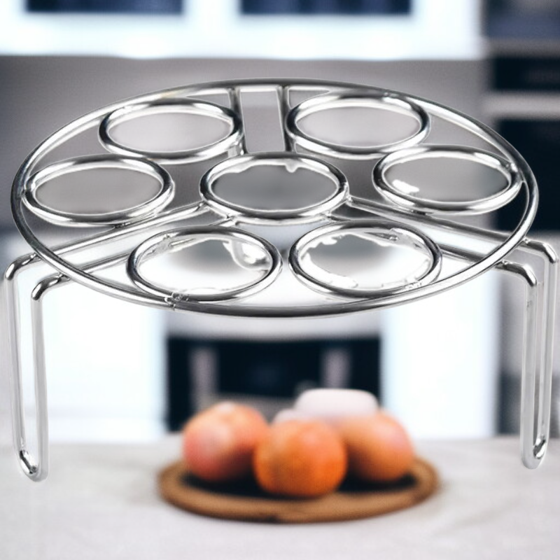 Stainless steel egg steamer