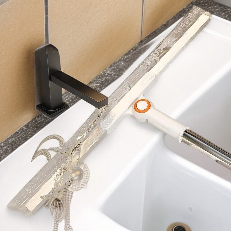 업그레이드 쿼드원 빗질 물마술 빗질 유리 바닥 와이퍼 실리콘 바닥 와이퍼 양면 볼록 가정용 화장실 빗질