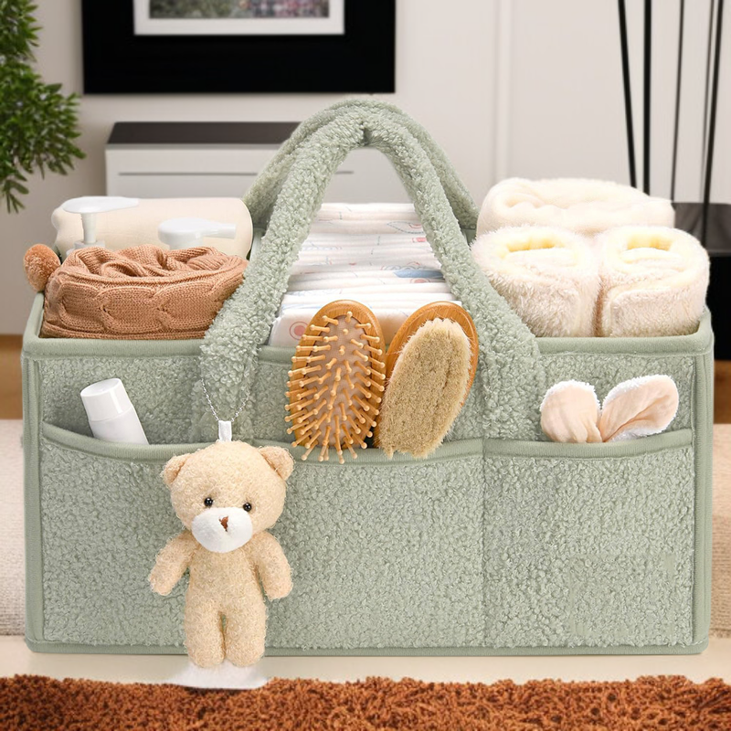 ぬいぐるみおむつ収納バッグ、ママのお出かけ必需品