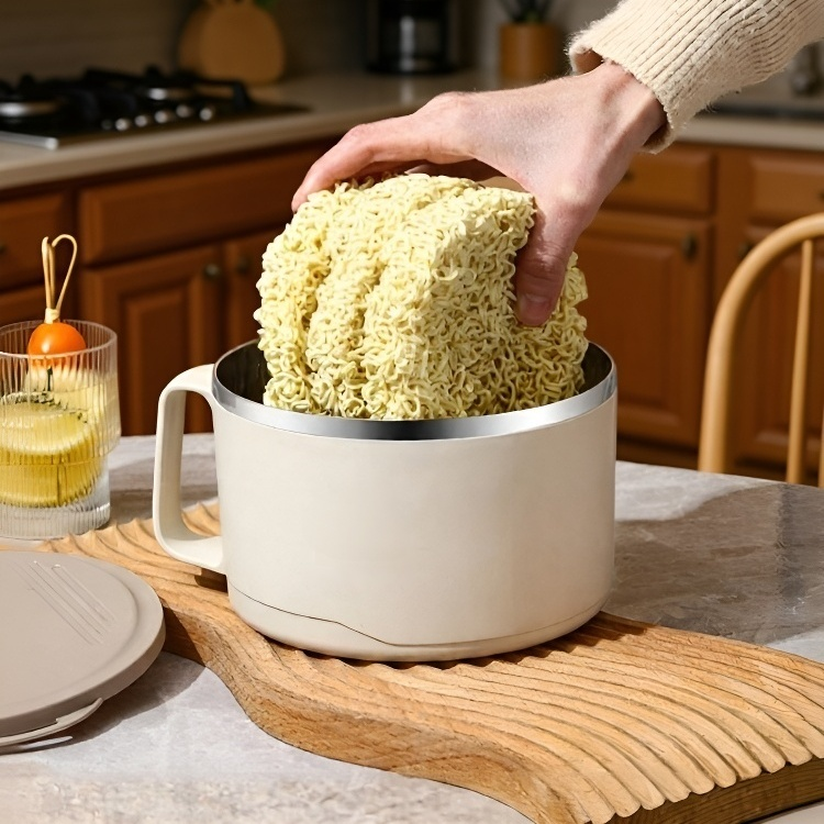 스테인리스 스틸 소재의 다기능 이중 구조 내열 및 보온 도시락