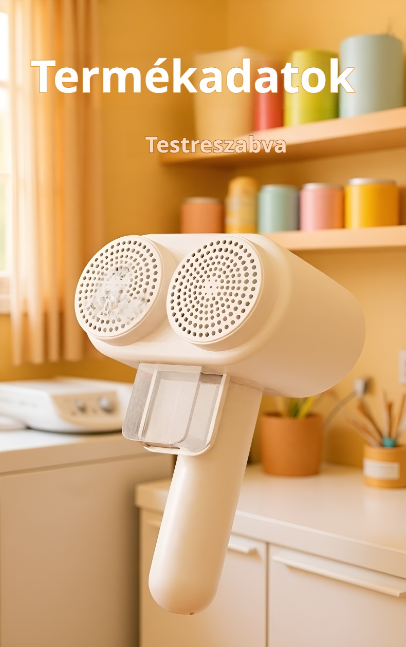 Hatékony szöszeltávolítás Dual-Head Lint Remove termékkel