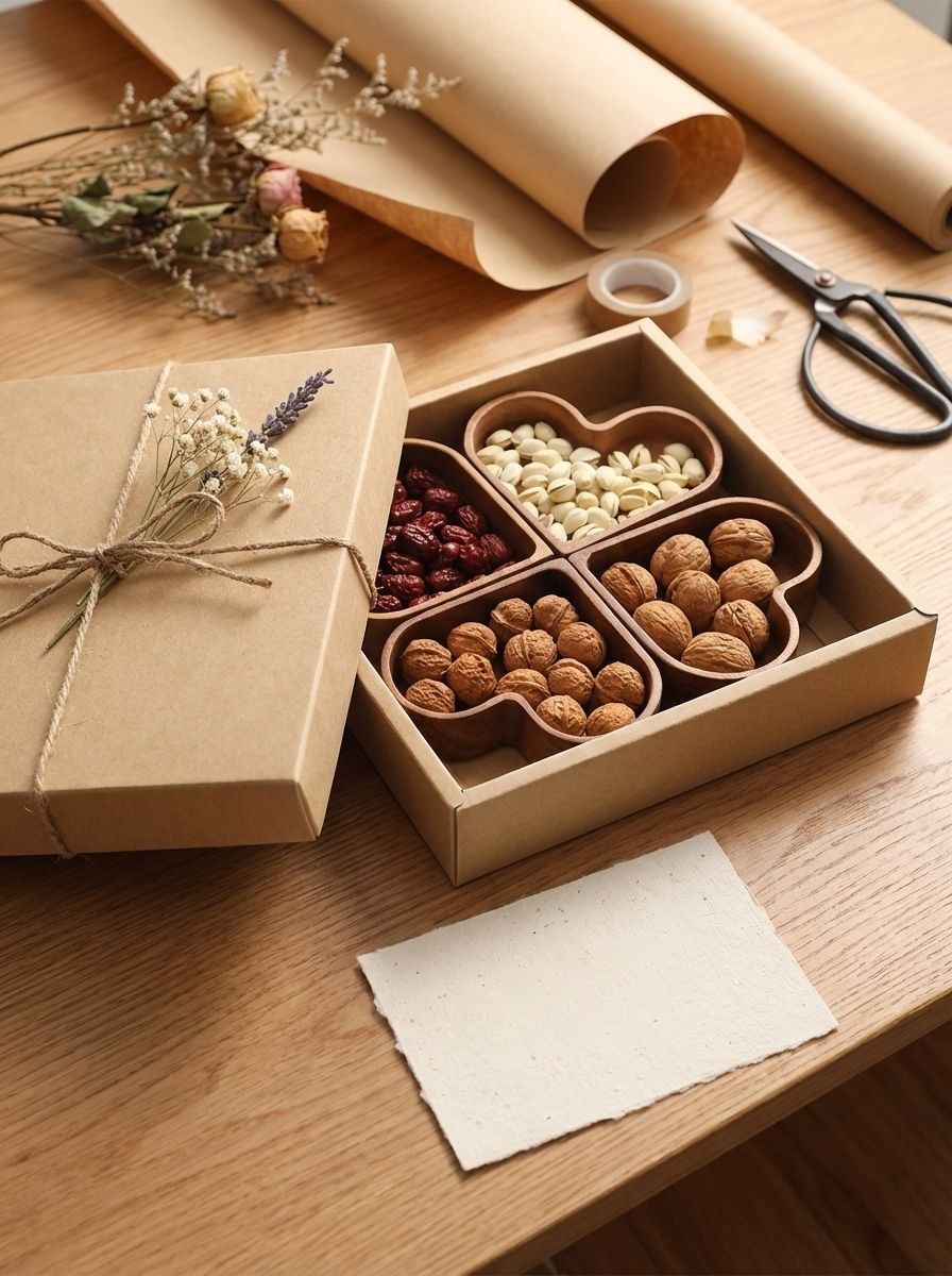 パーティーシーンで使われるキャンディ用木製トレイ