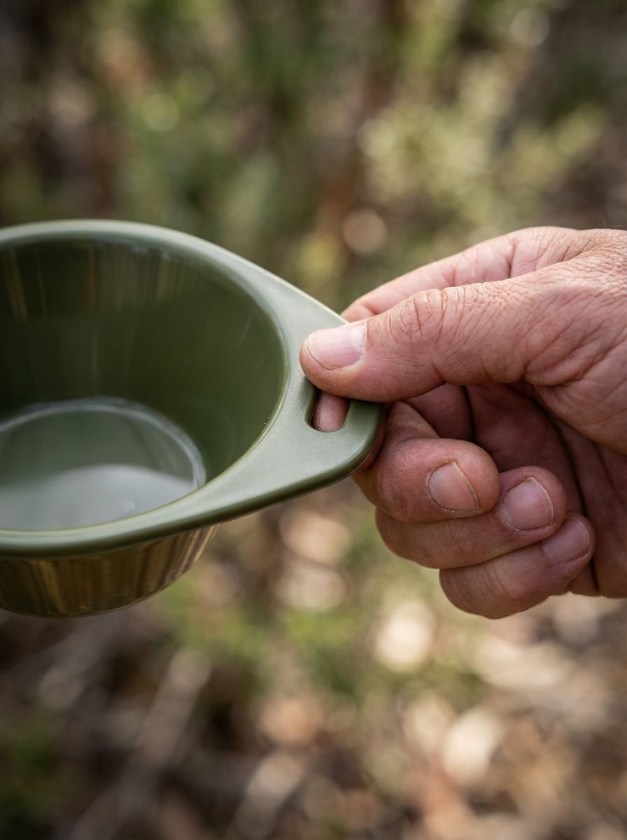 อุปกรณ์ตั้งแคมป์กลางแจ้ง ชามพลาสติก