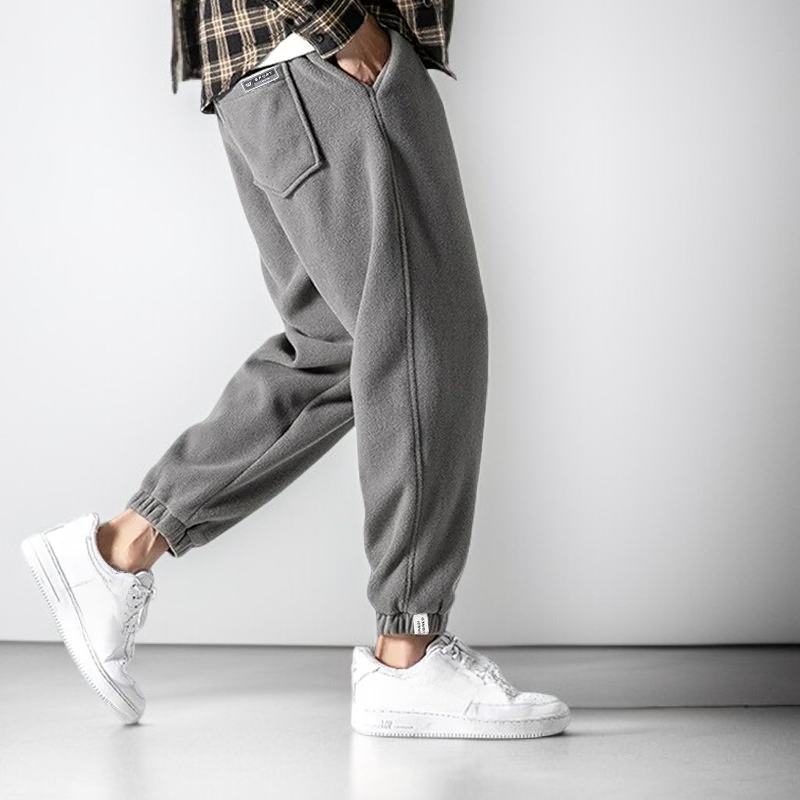 남자 플리스 밴딩 트레이닝 츄리닝 바지 빅사이즈