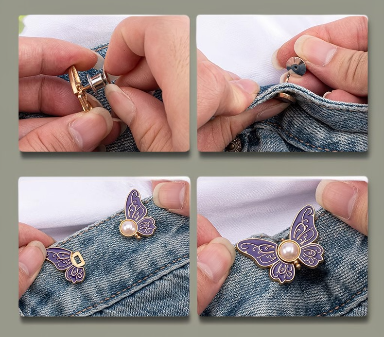 Versatile butterfly waist buckle for outfits