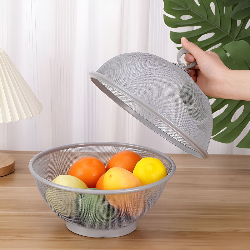 Plato de frutas con tapa para el hogar