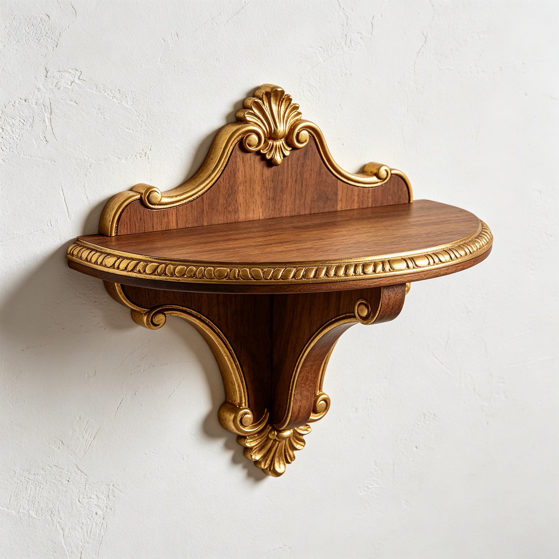 Solid Wood Mortise and Tenon Storage Shelf (Set of 2)