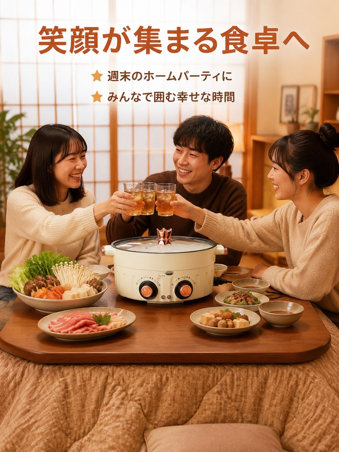 スマート仕切り鴛鴦鍋